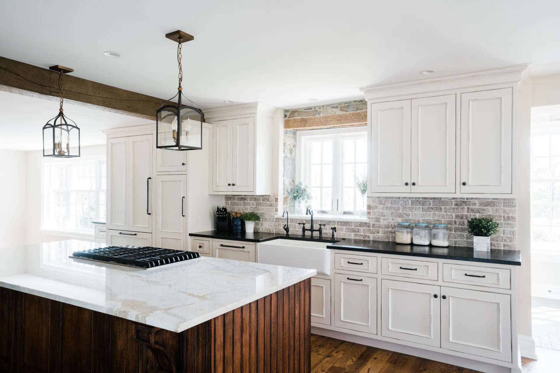 Transitional Farmhouse Kitchen Kitchen Remodel by Aslan Design & Build project photo
